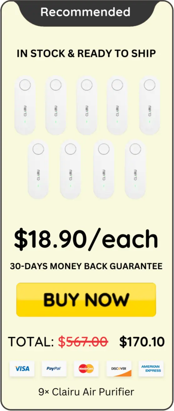 Clairu Air Purifier offer package price